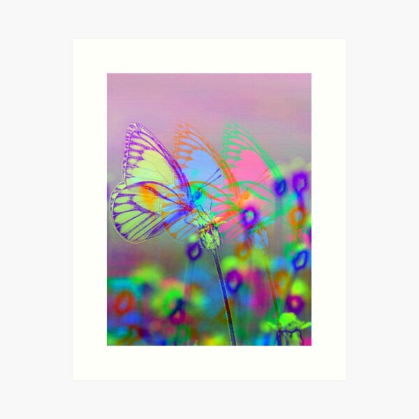 Fleeting Flutters Art Print