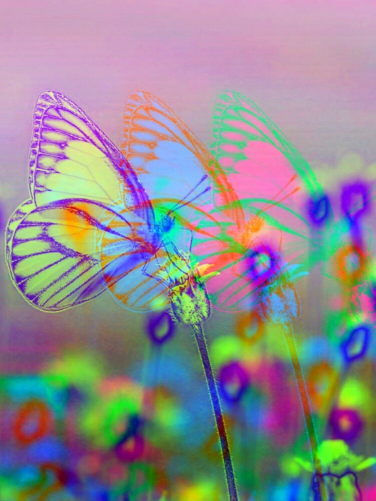 Thumbnail 2 of 2, Greeting Card, Fleeting Flutters designed and sold by April Dowling.