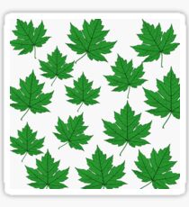 Green Leaves Sticker