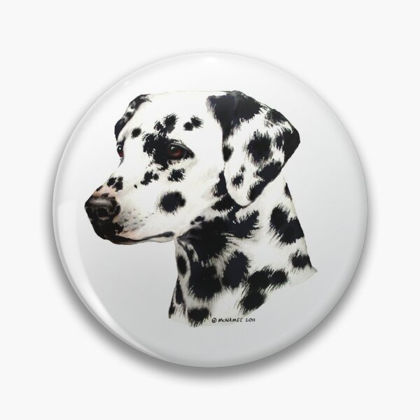 Item preview, Black and white Dalmatian headstudy designed and sold by Terry McNamee.
