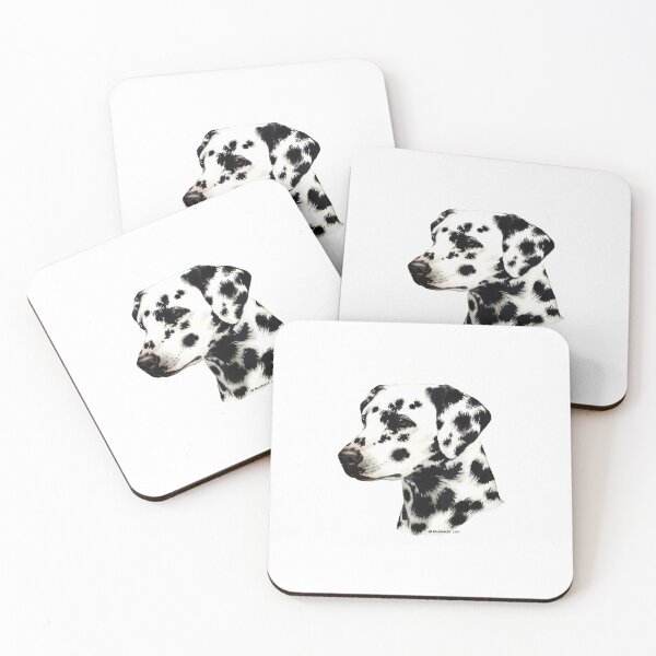 Item preview, Black and white Dalmatian headstudy designed and sold by Terry McNamee.