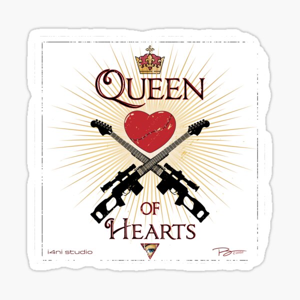 Queen of Hearts Concert Merch Sticker