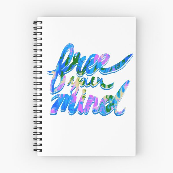Item preview, Free your Mind - tie dye inspirational quote designed and sold by creativeshell.