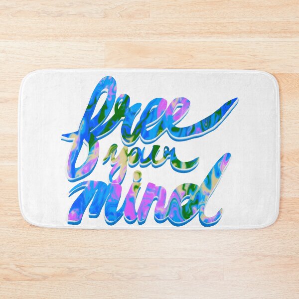 Item preview, Free your Mind - tie dye inspirational quote designed and sold by creativeshell.