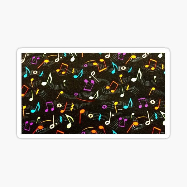 Item preview, Colorful Music Note Pattern designed and sold by AnnoyedMouse.