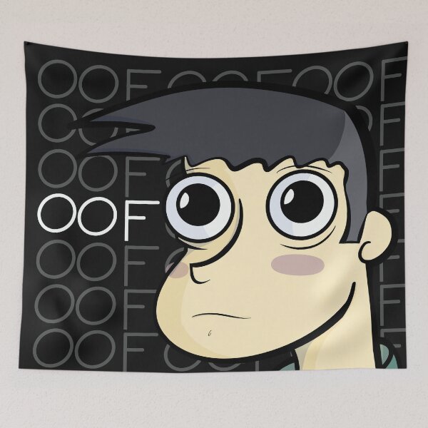 Item preview, Oof White Letters designed and sold by pardonmyjargon.