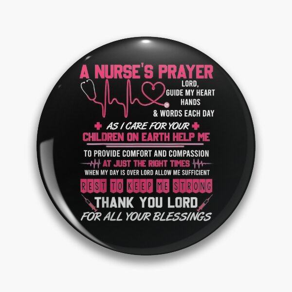 Item preview, A Nurse's Prayer Cool Nurse Gift  designed and sold by venitamara.