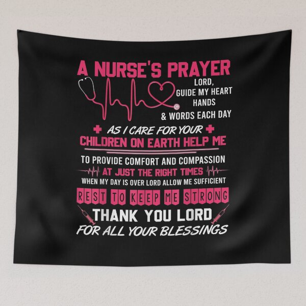 Item preview, A Nurse's Prayer Cool Nurse Gift  designed and sold by venitamara.