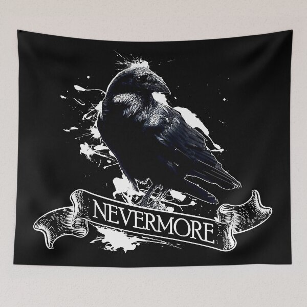 Item preview, Edgar Allan Poe Raven Nevermore designed and sold by Alienphysique.