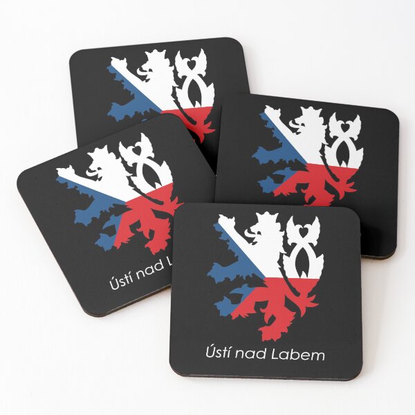 Item preview, Ústí nad Labem Czech Lion Flag designed and sold by FallenFeline.