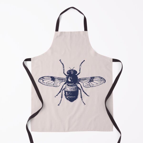 Item preview, Vintage bee dark academia navy and cream designed and sold by neopop.