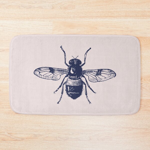 Item preview, Vintage bee dark academia navy and cream designed and sold by neopop.