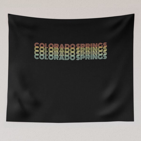Item preview, Colorado Springs City Retro Vintage Hometown Regalo de Colorado designed and sold by venitamara.