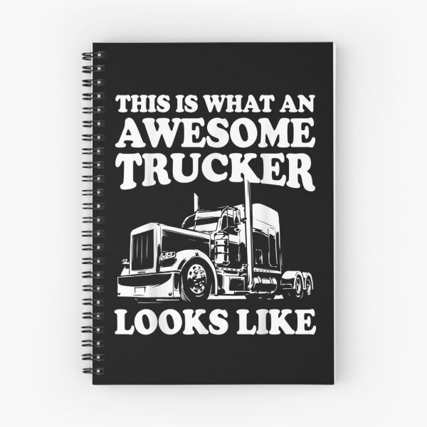 Item preview, This Is What An Awesome Trucker Looks Like Funny Trucking Gift  designed and sold by venitamara.