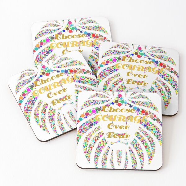 Item preview, Choose COURAGE Over Fear - Gold designed and sold by SELFGOVERNMENT.