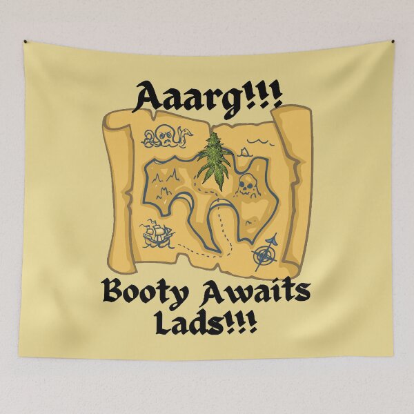 Item preview, Weed Lovers, Pirate Treasure Map #8 designed and sold by Hypnotees.