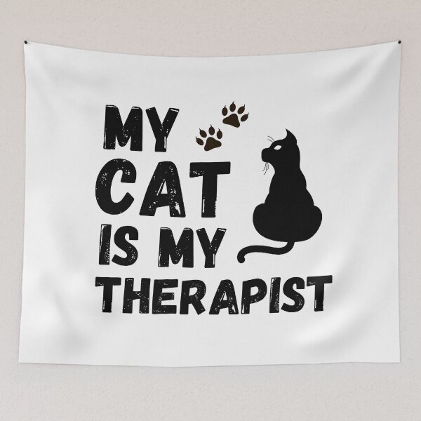 Item preview, My Cat Is My Therapist designed and sold by Johan Liebert.