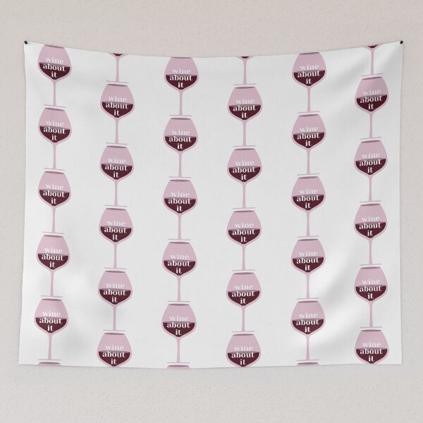 Item preview, wine about it wine glass designed and sold by kaelinmeicher.