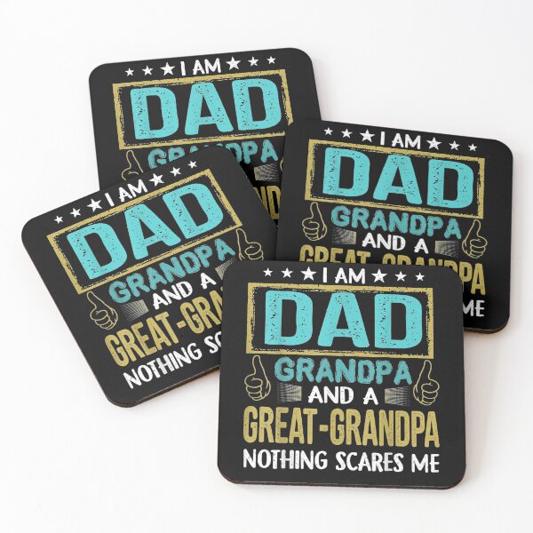 Item preview, I Am Dad Grandpa And A Great Grandpa Nothing Scares Me Gift  designed and sold by venitamara.