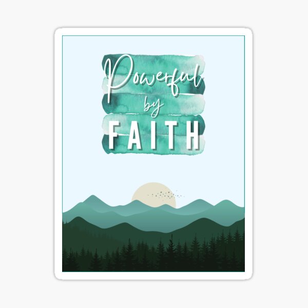 Item preview, Powerful By Faith | 2021 Regional Convention of Jehovah's Witnesses designed and sold by PeakdPerfection.