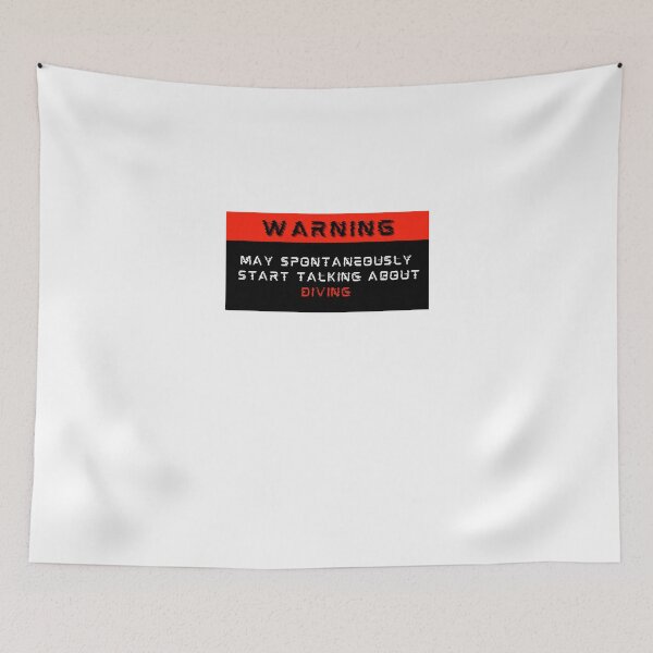Item preview, Warning: May spontaneously start talking about Diving designed and sold by Mucchhad.