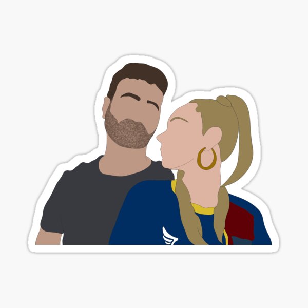 Roy and Keeley Sticker