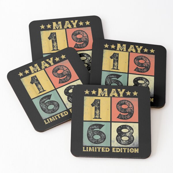 Item preview, 53rd Birthday Decorations May 1968 Men Women 53 Years Old Gift  designed and sold by venitamara.