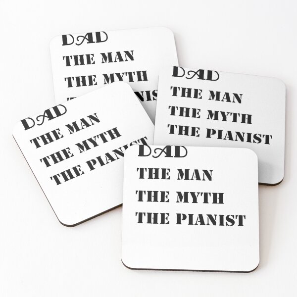 Item preview, Dad The man the myth the pianist designed and sold by ActRightToday.