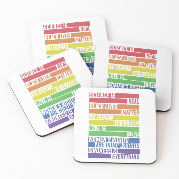 Item preview, Equality LGBTQ+ Black lives matter Love is Love Human Rights Science is Real designed and sold by fuseleven.