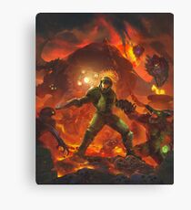 DOOM Poster (fanart) Canvas Print
