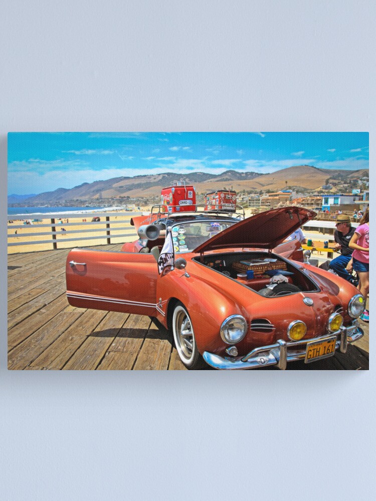 Thumbnail 2 of 3, Canvas Print, Karmann @ Pismo Beach designed and sold by littleoldhag.