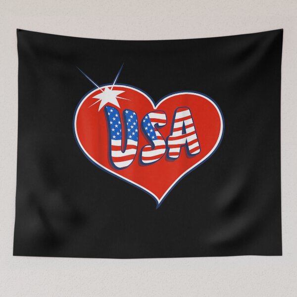 Item preview, I Heart Usa I Love Usa America Patriotic 4th July Gift  designed and sold by venitamara.