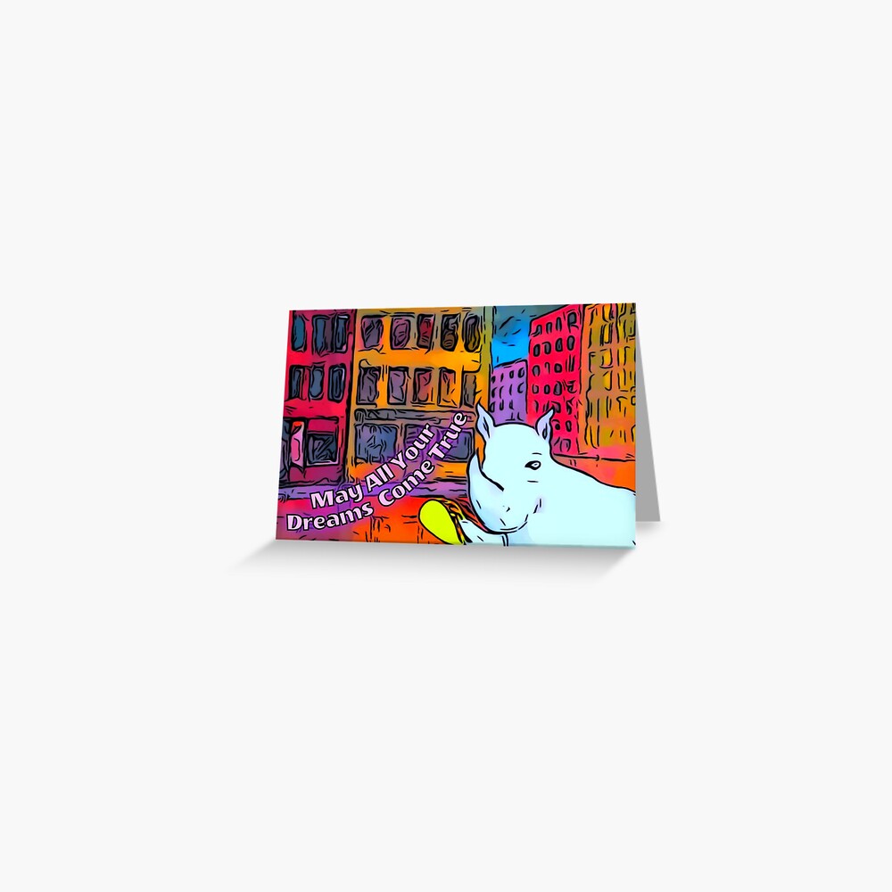 MAY ALL YOUR DREAMS COME TRUE Greeting Card