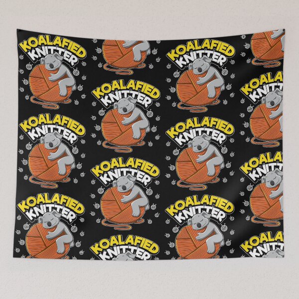 Item preview, Koalafied Knitter - Koala Bear Knitting designed and sold by anziehend.