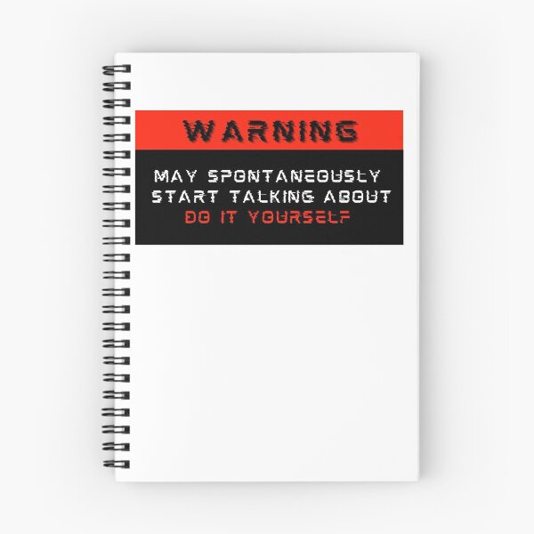 Item preview, Warning: May spontaneously start talking about DIY (do it yourself) designed and sold by Mucchhad.