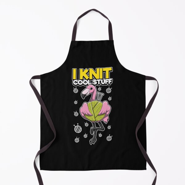 Item preview, I Knit Cool Stuff - Flamingo Knitting designed and sold by anziehend.