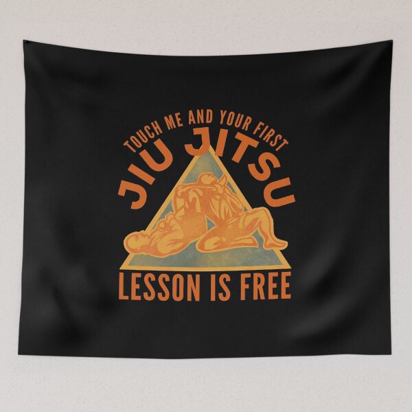 Item preview, Retro Funny Jiu Jitsu Quote - Free Lesson designed and sold by HalpinDesign.