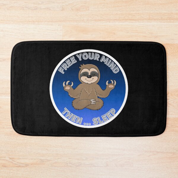 Item preview, sloth mindfulness inspirational quote designed and sold by GaryDobson.