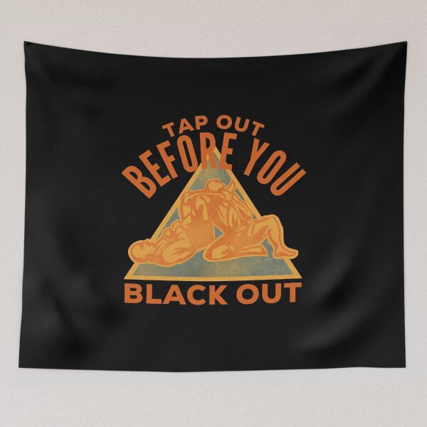 Item preview, Retro Funny Jiu Jitsu Quote - Tap Out designed and sold by HalpinDesign.