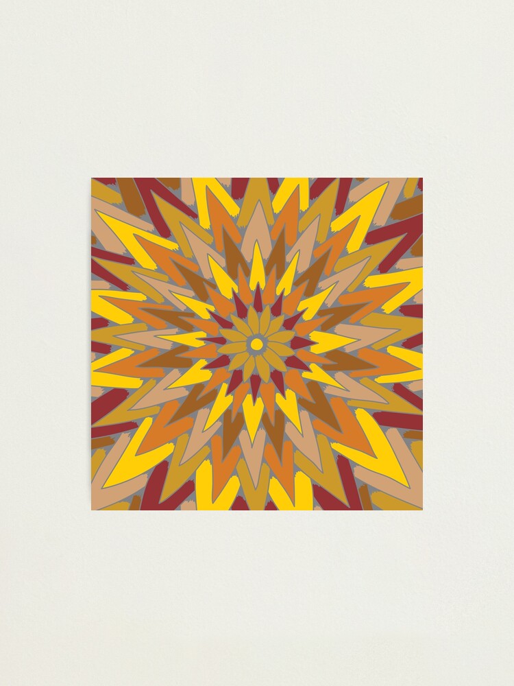 Alternate view of Starburst (warm colors) Photographic Print