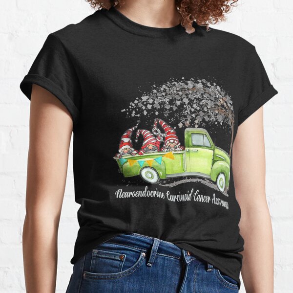 Gnomes Riding Truck Neuroendocrine Carcinoid Awareness T-Shirt Classic T-Shirt