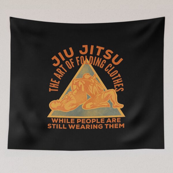 Item preview, Retro Funny Jiu Jitsu Quote - Folding Clothes designed and sold by HalpinDesign.