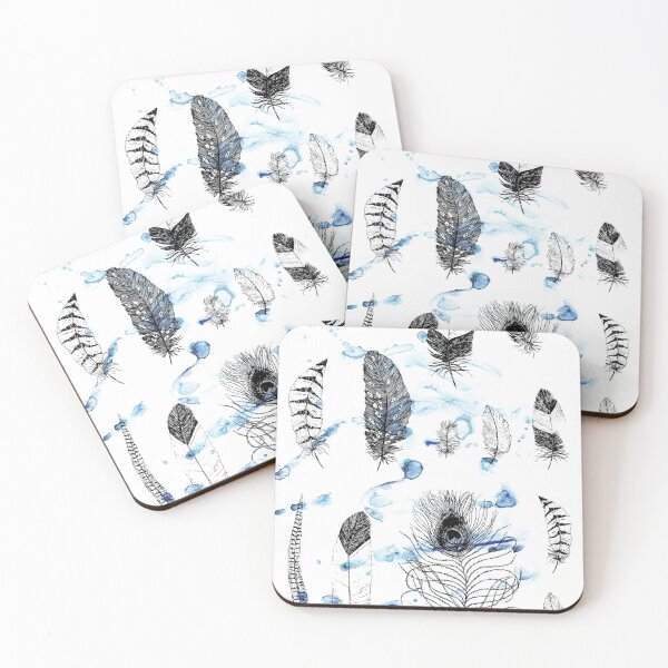 Item preview, Feathers watercolor designed and sold by andiewand.