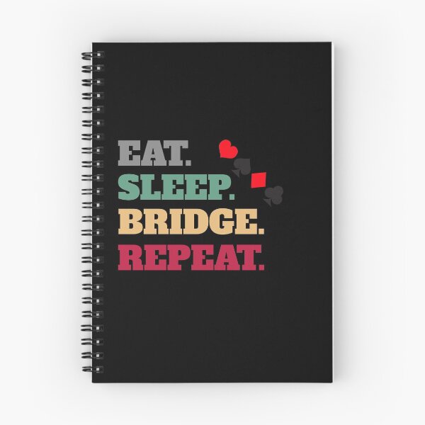 Item preview, Eat Sleep Contract Bridge Repeat designed and sold by Salvadax.