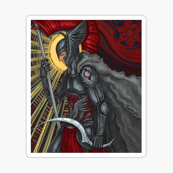 red reaper Sticker