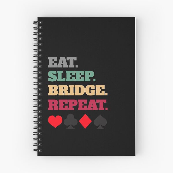 Item preview, Eat Sleep Contract Bridge Repeat designed and sold by Salvadax.