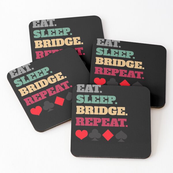 Item preview, Eat Sleep Contract Bridge Repeat designed and sold by Salvadax.