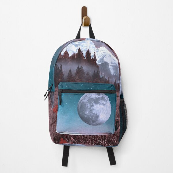 Item preview, Bunnies full moon night turquoise pink designed and sold by Susanne Margarete Lutz.