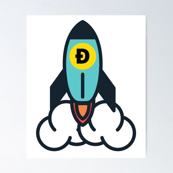 Artikel-Vorschau von Dogecoin zum Mond - Dogecoin, designt und verkauft von TesSpace.