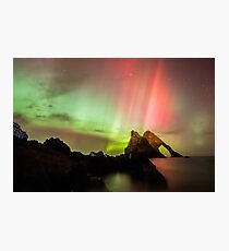 Nordlichter mit Bow Fiddle Fotodruck